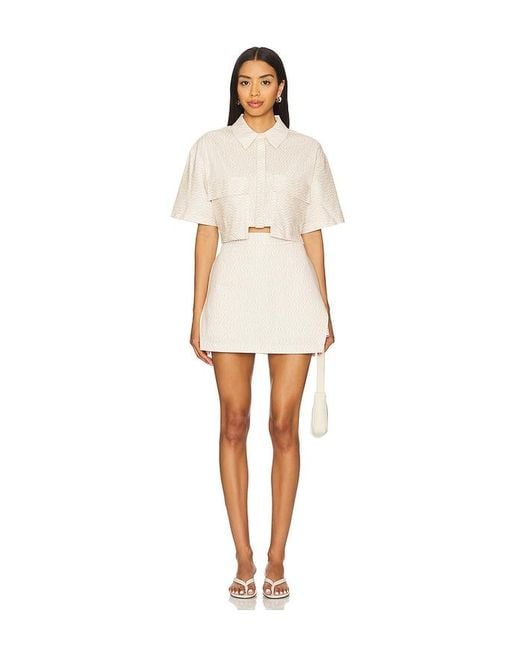 MINKPINK White Bonnie Skort