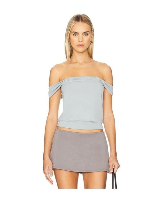 geel White Wilson Top