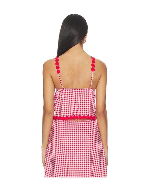 Peixoto Red Sienna Top