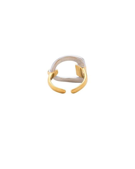 petit moments White Bit Ring