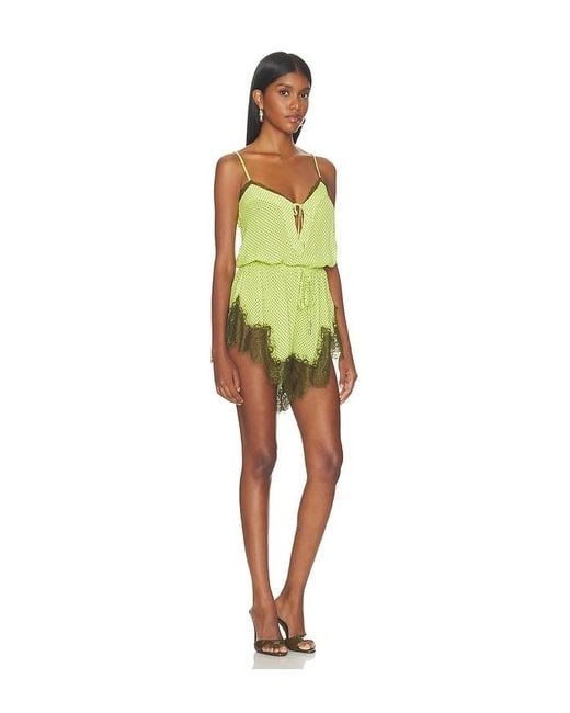 AFRM Green Buckley Romper
