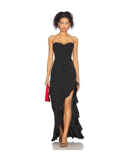 Amanda Uprichard Black Amalia Gown