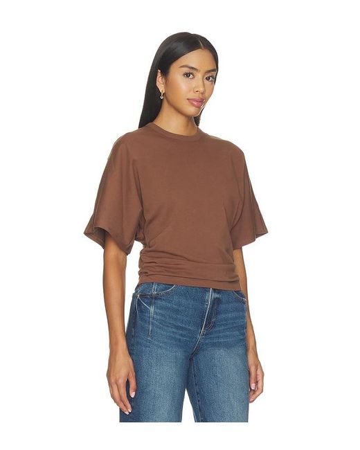 Pistola Blue Veronica Kimono Sleeve Fitted Tee