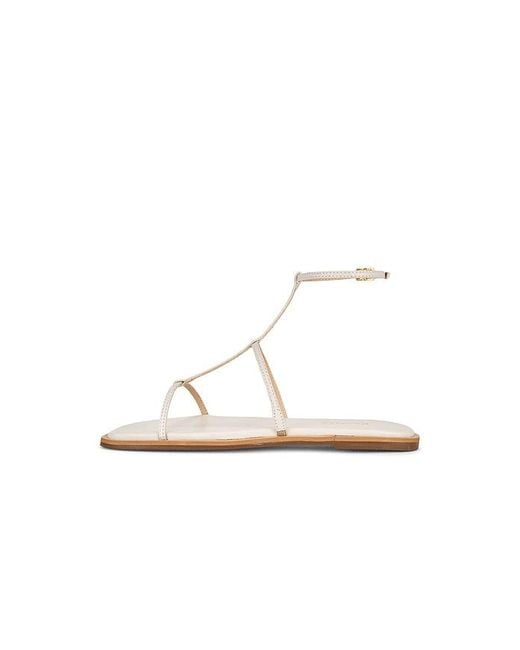 Kaanas White Nerea Strappy Gladiator Sandal