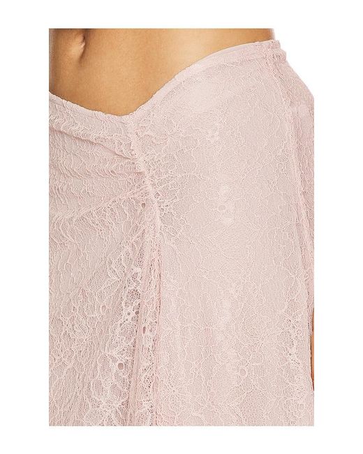 Camila Coelho Pink Roland Maxi Skirt