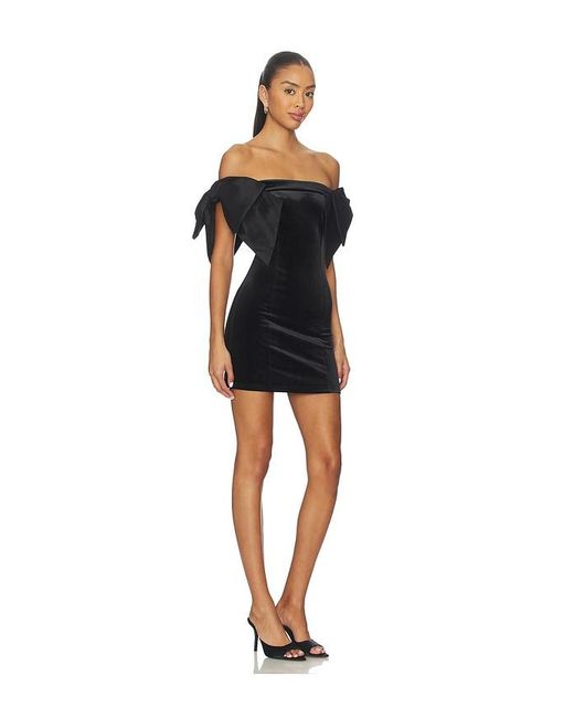 MORE TO COME Black Skylar Mini Dress
