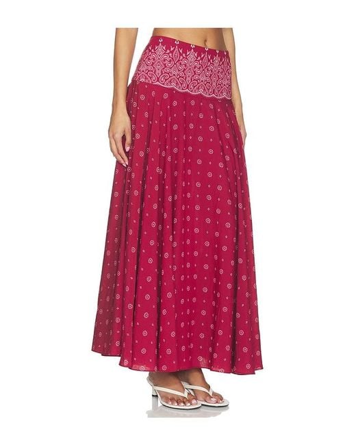 Devon Windsor Red Rylie Skirt