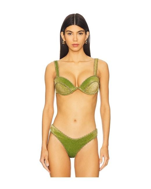 Devon Windsor Yellow Winslow Bikini Top