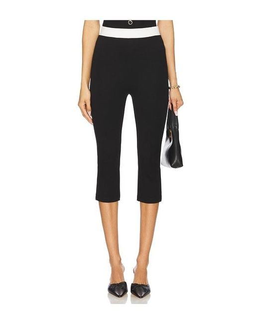 Lovers + Friends Black Audrey Capri Pant