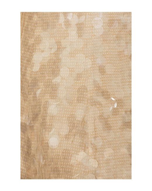Ceren Ocak Natural Sequin Dress