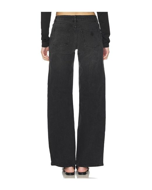 A.Brand Black 99 Wide Leg Jeans