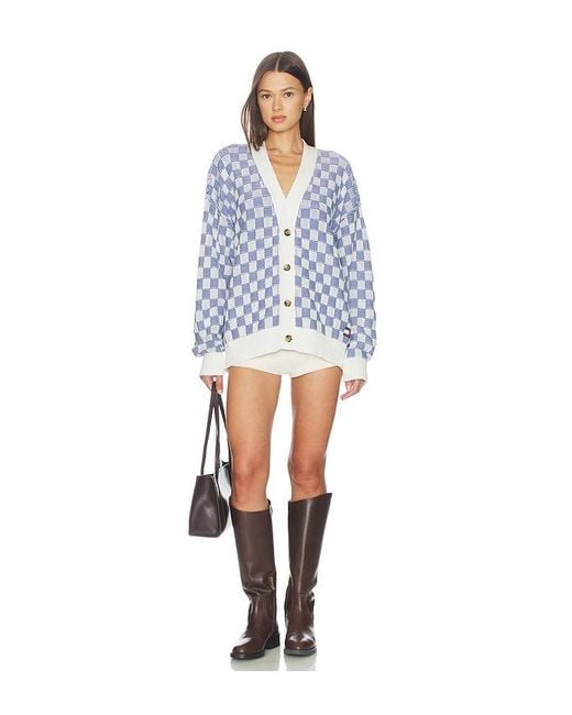 Tommy Hilfiger White Relaxed Texture Cardigan