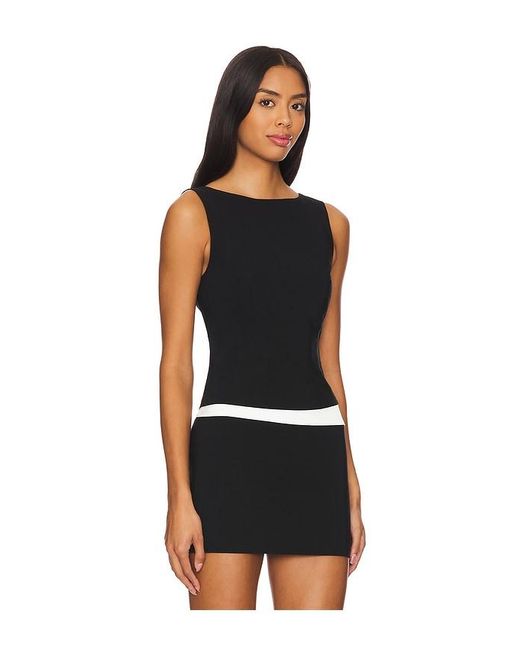 Lovers + Friends Black Sutton Top