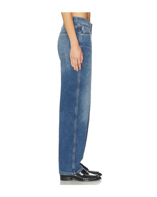 DL1961 Blue Kendell Contoured Tapered Straight Jeans