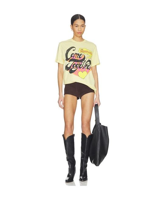 Junk Food Shirt in Yellow für Herren