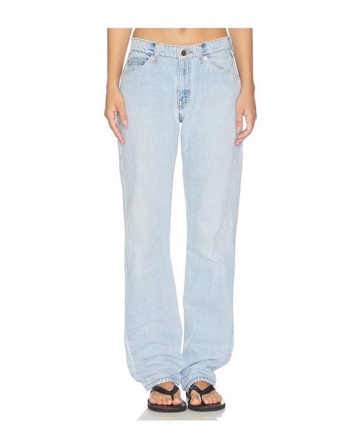 aligrace Blue Low Waist Classic Jean
