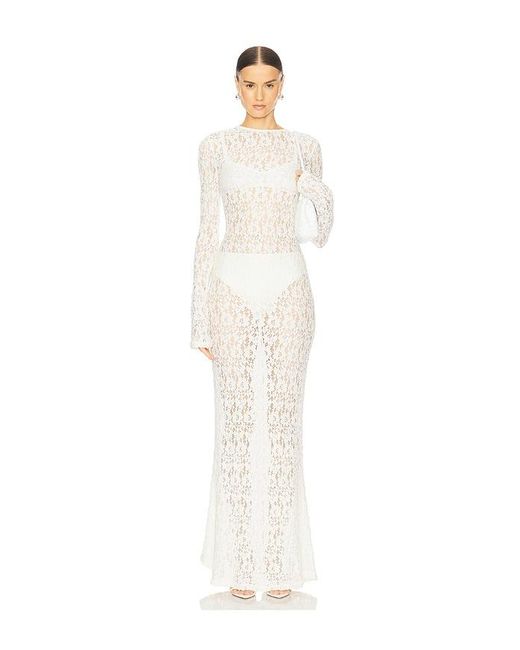 L'academie White 'Academie Kayden Maxi Dress