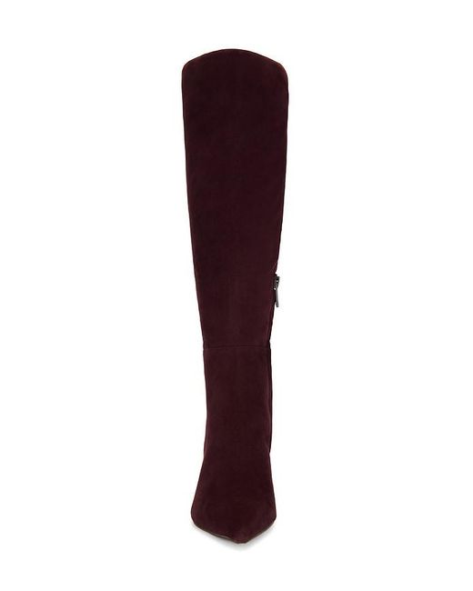 Sam Edelman Red Taylin Wide Calf Boot