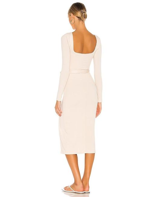 Lovers + Friends Natural Sariah Midi Dress