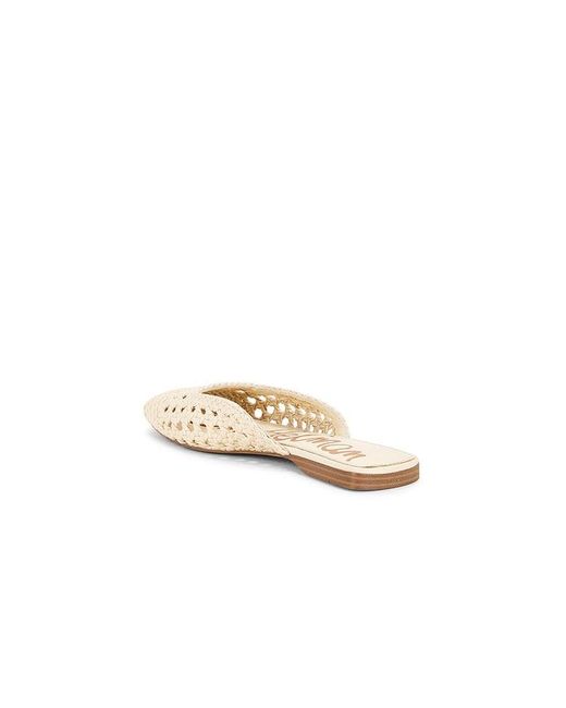 Sam Edelman White Nola Mule