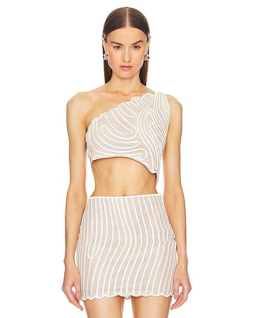 Michael Costello Multicolor X Revolve Opal Top