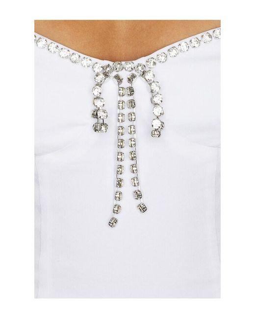 MAJORELLE White Gini Mini Dress