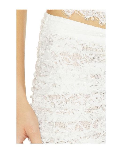 OW Collection White Selah Maxi Skirt