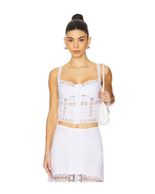 Breth Top En Color Blanco Talla (También En M, S, Xs) Charo Ruiz de color White