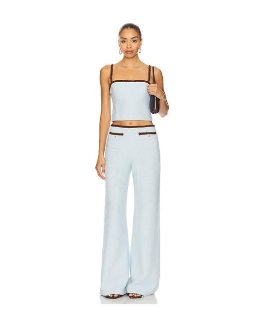 Amanda Uprichard White X Revolve Windsor Pant