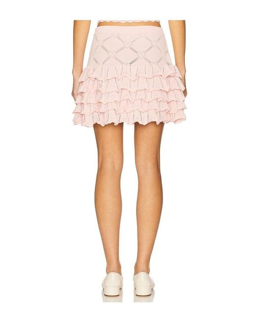 LoveShackFancy Multicolor Kalliope Skirt