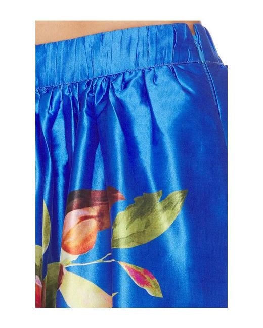 Hemant & Nandita Blue Maxi Skirt