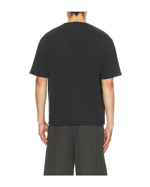 Rhude Black Rossa Tee for men