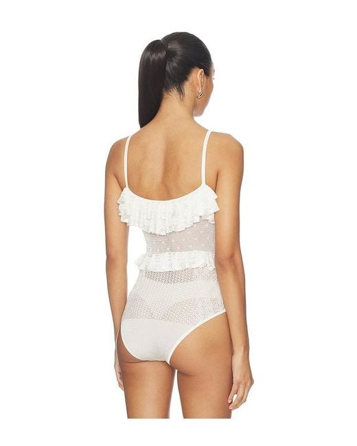 Ulla Johnson Blue Bania Knit Bodysuit