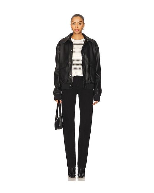 ALL THE WAYS Black Tessa Faux Leather Jacket