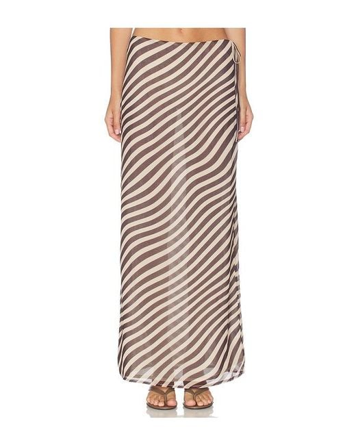 ALL THE WAYS Natural Jade Maxi Skirt
