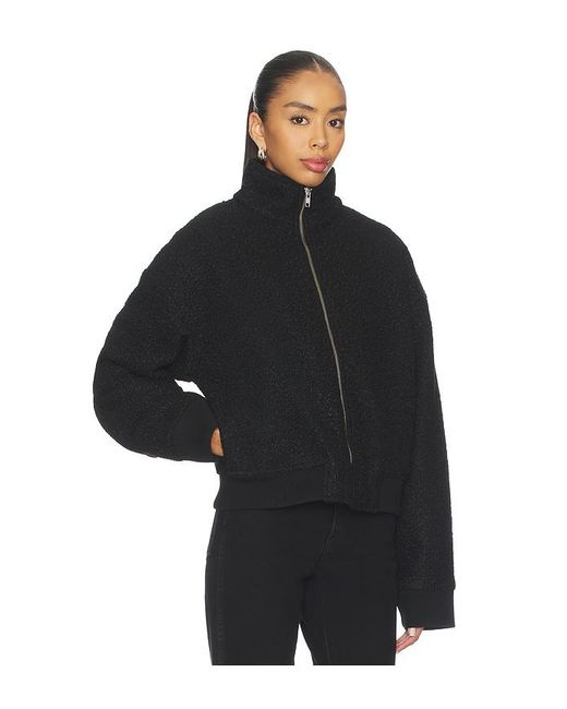 Lovers + Friends Black Emmie Sherpa Jacket