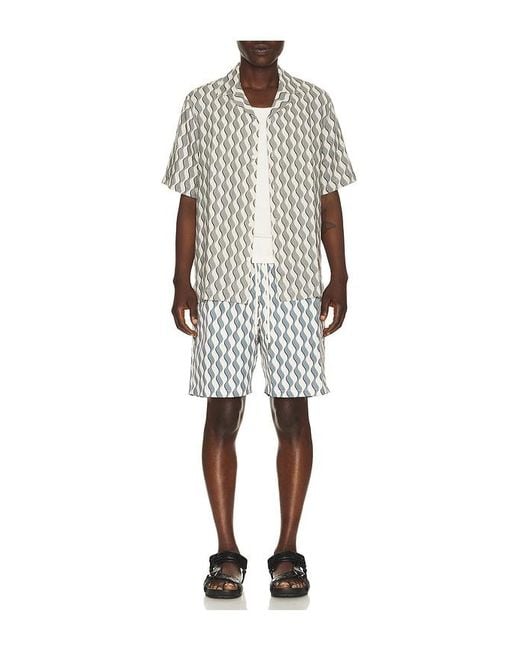 Frescobol Carioca White Santos Swim Short for men