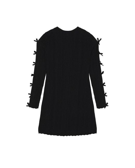 LoveShackFancy Black Tween Dorinda Dress