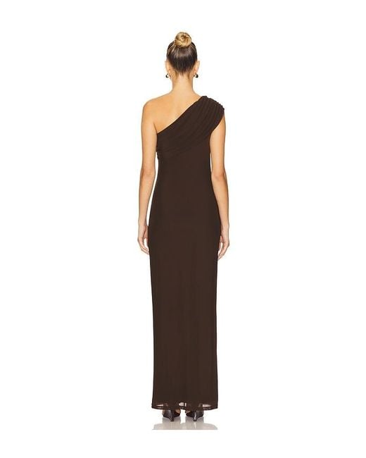 superdown Brown Fleur Maxi Dress