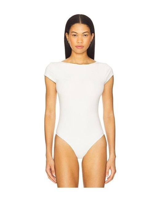 superdown Blue Melisa Low Back Bodysuit