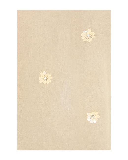 Karina Grimaldi Natural Ayla Embroidered Shirt