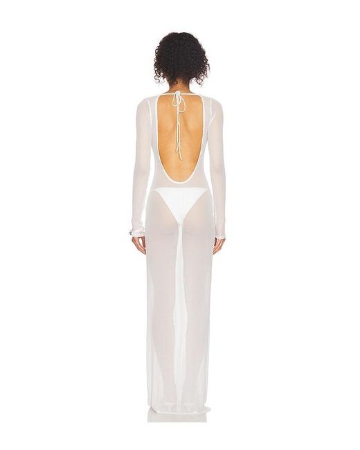 lovewave White The Isola Maxi Dress