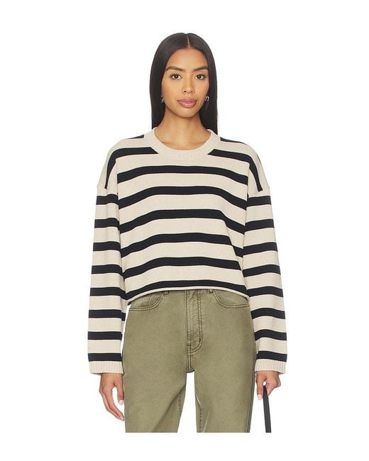 Denimist Multicolor Cropped Stripe Sweater