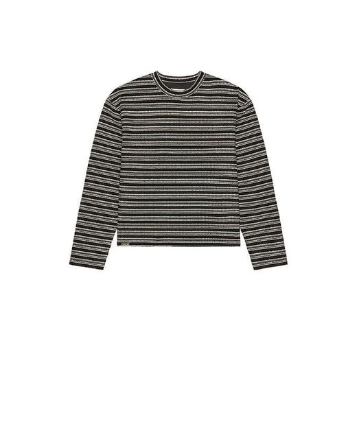 Honor The Gift Black Speak Striped Long Sleeve for men