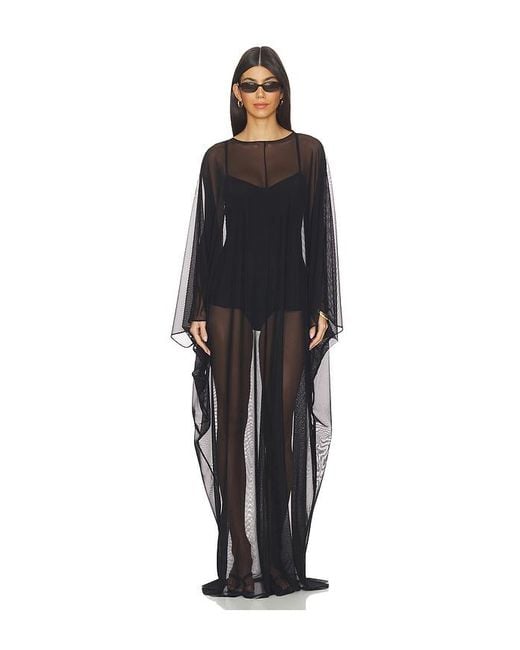 Norma Kamali Black Caftan