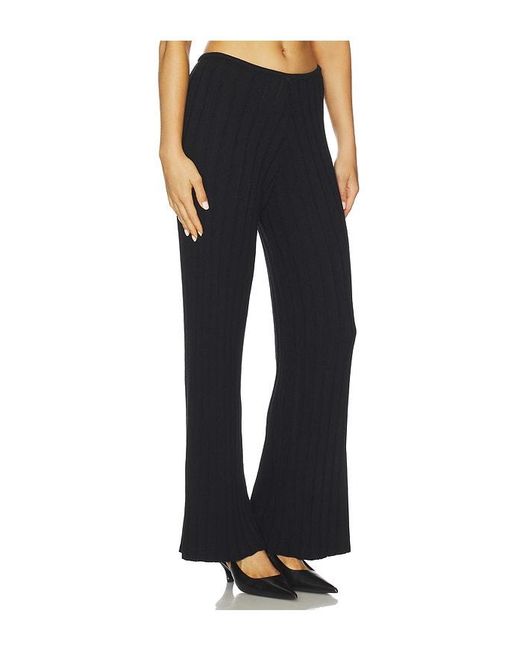SNDY'S Blue Baha Ribbed Wide Leg