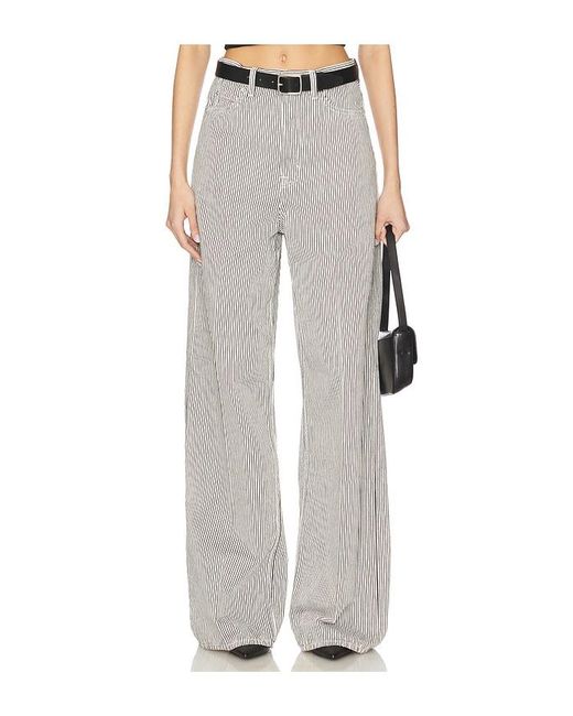 GRLFRND Gray Rey High Rise Wide Jeans