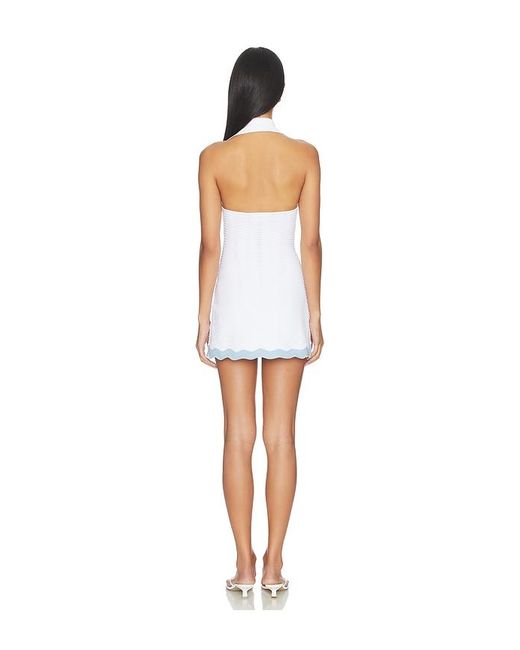 retroféte White Dorianne Dress