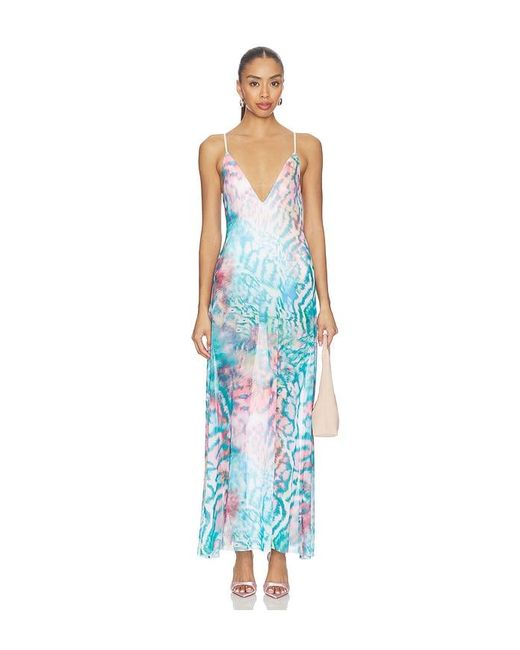 AFRM Blue Rivka Dress