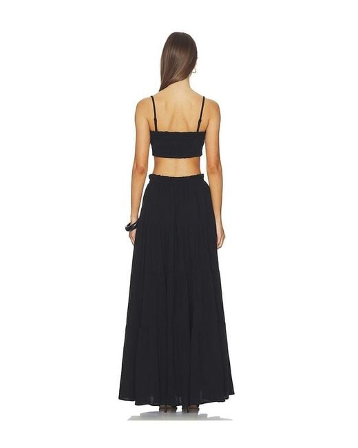 MORE TO COME White Mora Maxi Skirt Set